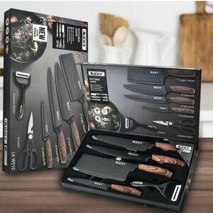 Lucky Kitchen Knife Set with Scissors